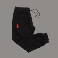 Mid-Weight Jogger - Black and Blood