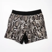 THF Athletic Shorts - White Snake