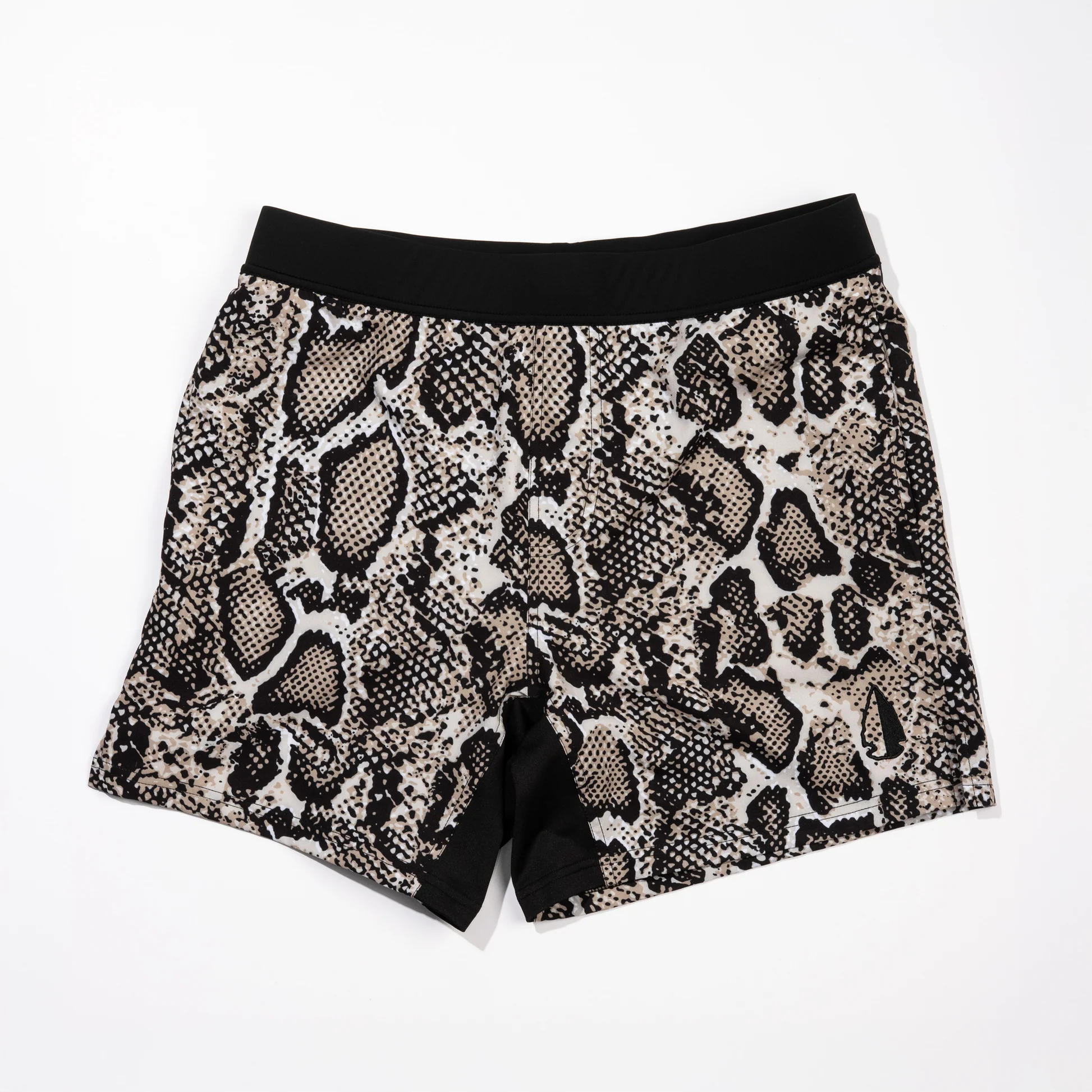 THF Athletic Shorts - White Snake