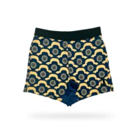 THF Athletic Shorts - Blue Gold Floral