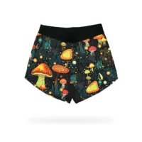 Women's V2 Athletic Shorts - Shroomy Nights