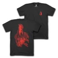 Beheaded Black and Red Tee