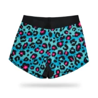 Women's V2 Athletic Shorts - Retro Leopard