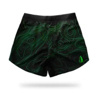 Women's V2 Athletic Shorts - Lime Topo