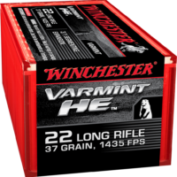 22 Long Rifle, 37 Grain, Varmint HE