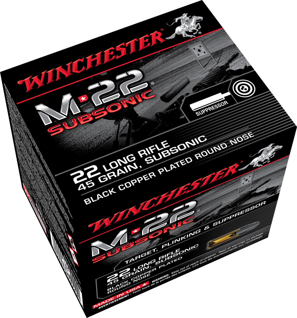 22 Long Rifle, 45 Grain, M22 Subsonic - Image 3