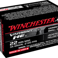 22 Win Mag, 34 Grain, Varmint HE